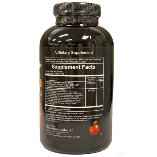 The Forbidden Doctor LongLife Energy Enzymes