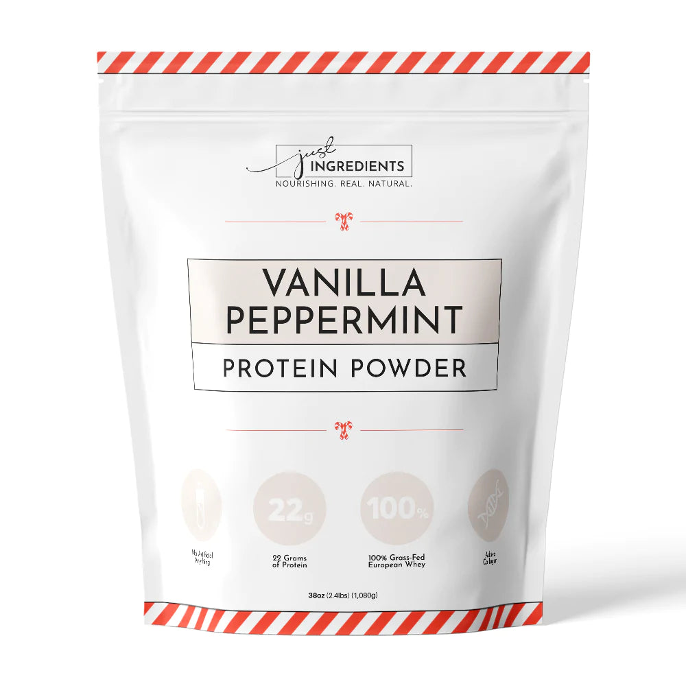 Just Ingredients Vanilla Peppermint Protein Powder